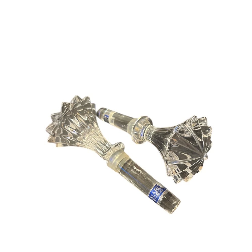 Vintage Waterford crystal 5inch wine toppers